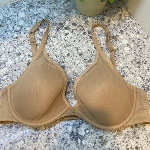 Thirdlove 24/7 Classic Contour Plunge Bra tan size 34D